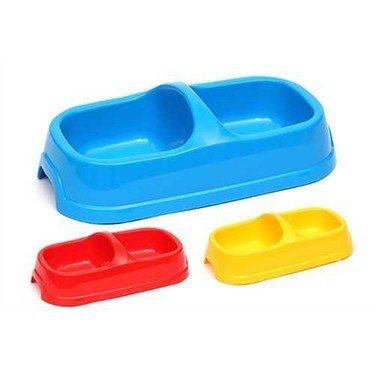 PLASTİK ÇİFTLİ KÜÇÜK MAMA KABI