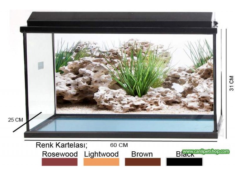 60 CM ALÜMİNYUM AKVARYUM