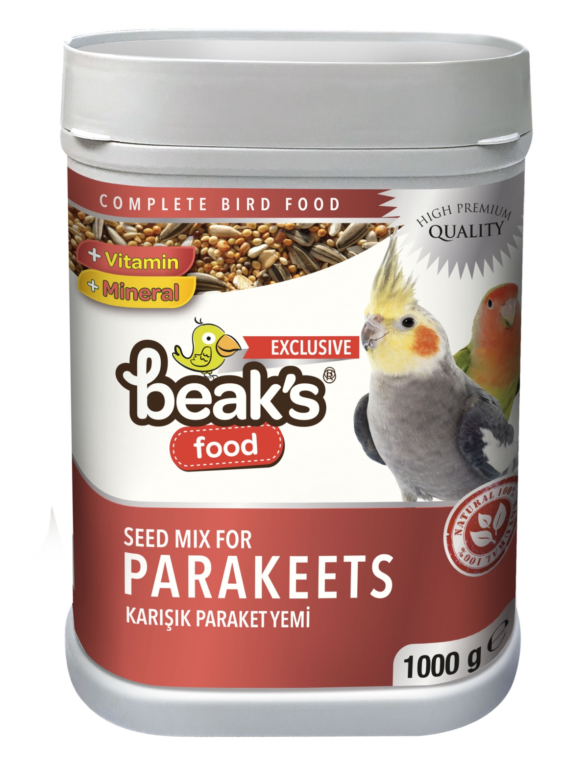 BEAKS PARAKET SULTAN YEMİ 6 AD 1000GR