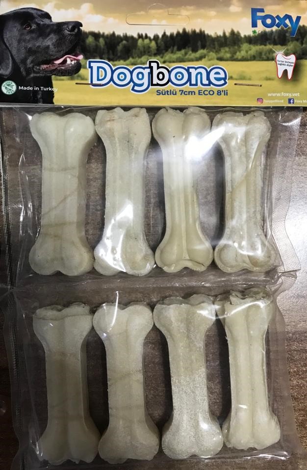 FOXY 7 CM ECO KEMİK SÜTLÜ 8 ADET