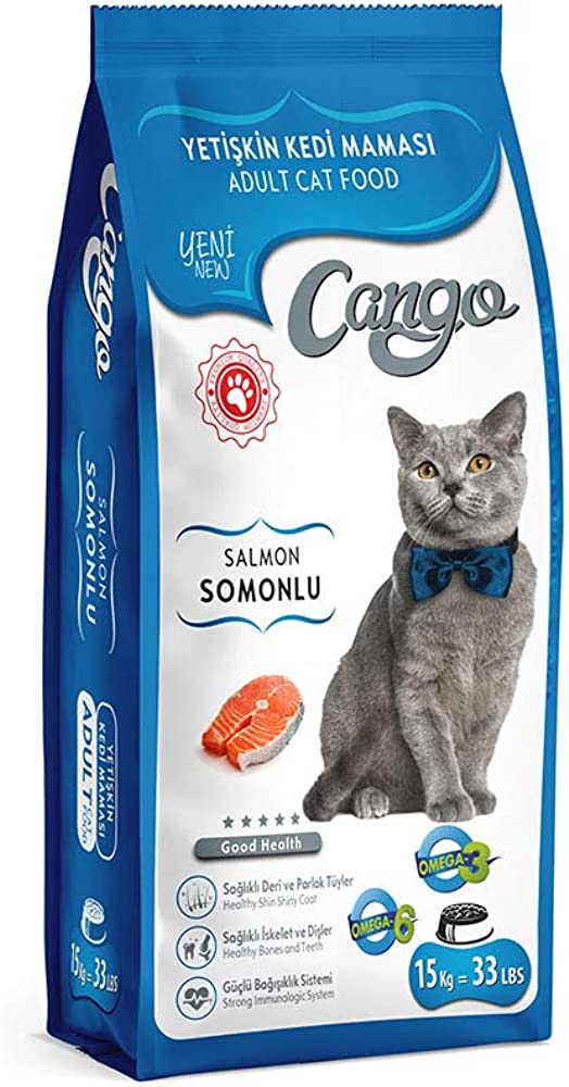 CANGO YETİŞKİN KEDİ MAMASI SOMONLU