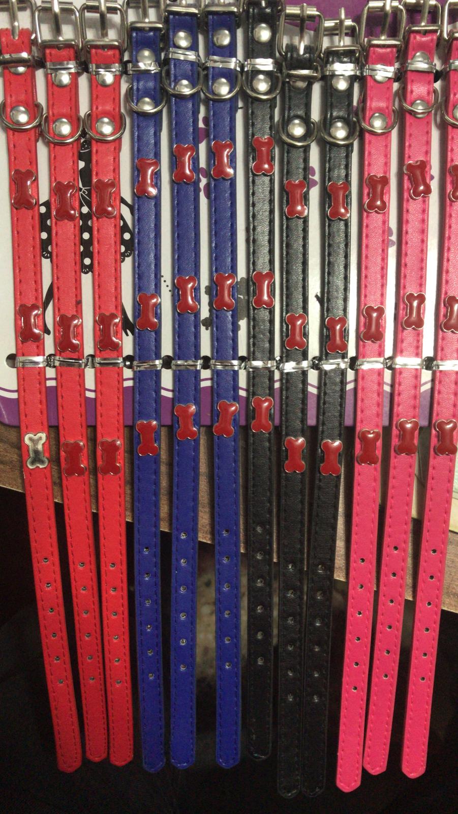 KEMİK DESENLİ BOYUN TASMA 12 ADET