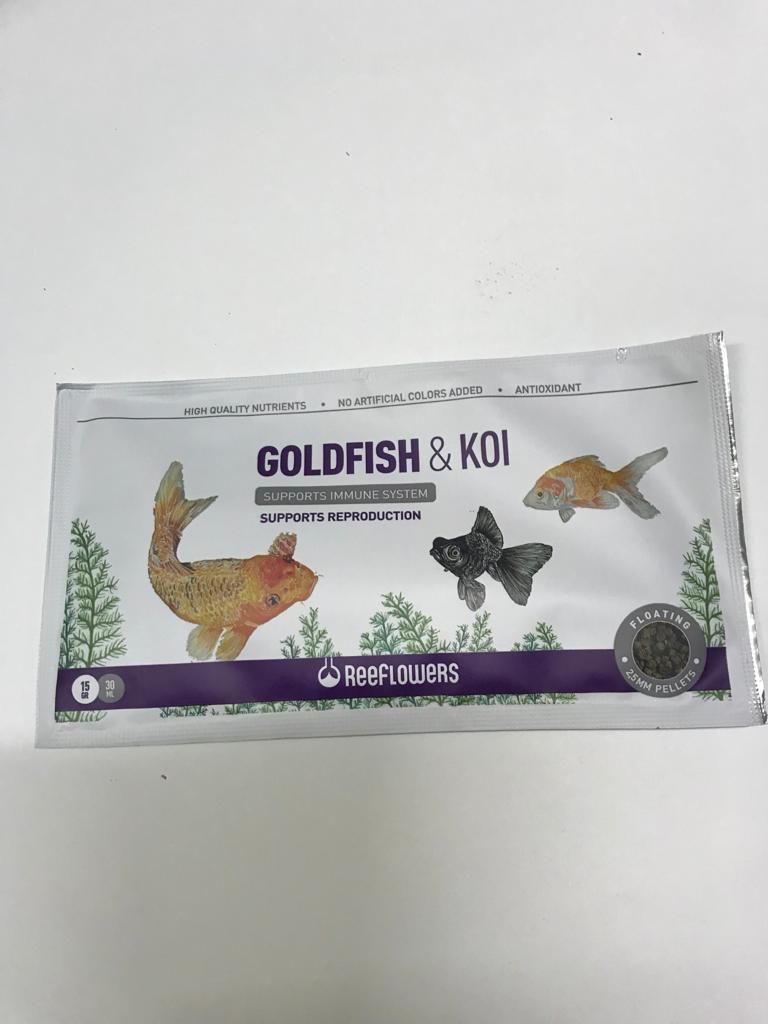 REEF FLOWERS GOLD FISH KOI ZARF YEMİ 24 ADET