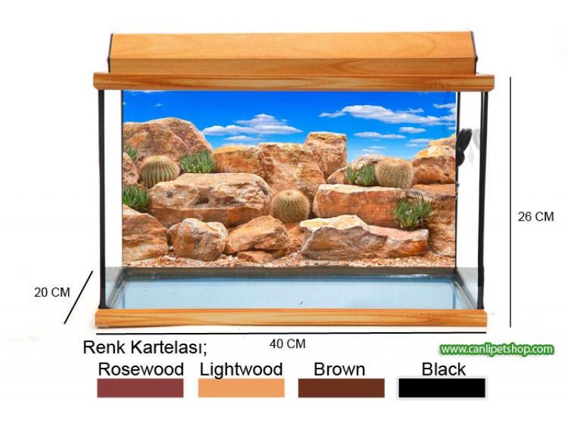 40 CM ALÜMİNYUM AKVARYUM