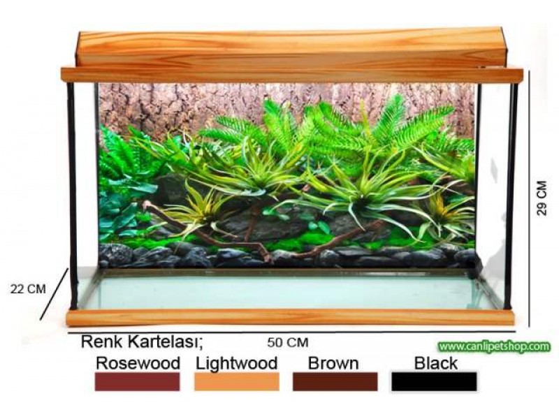 50 CM ALÜMİNYUM AKVARYUM