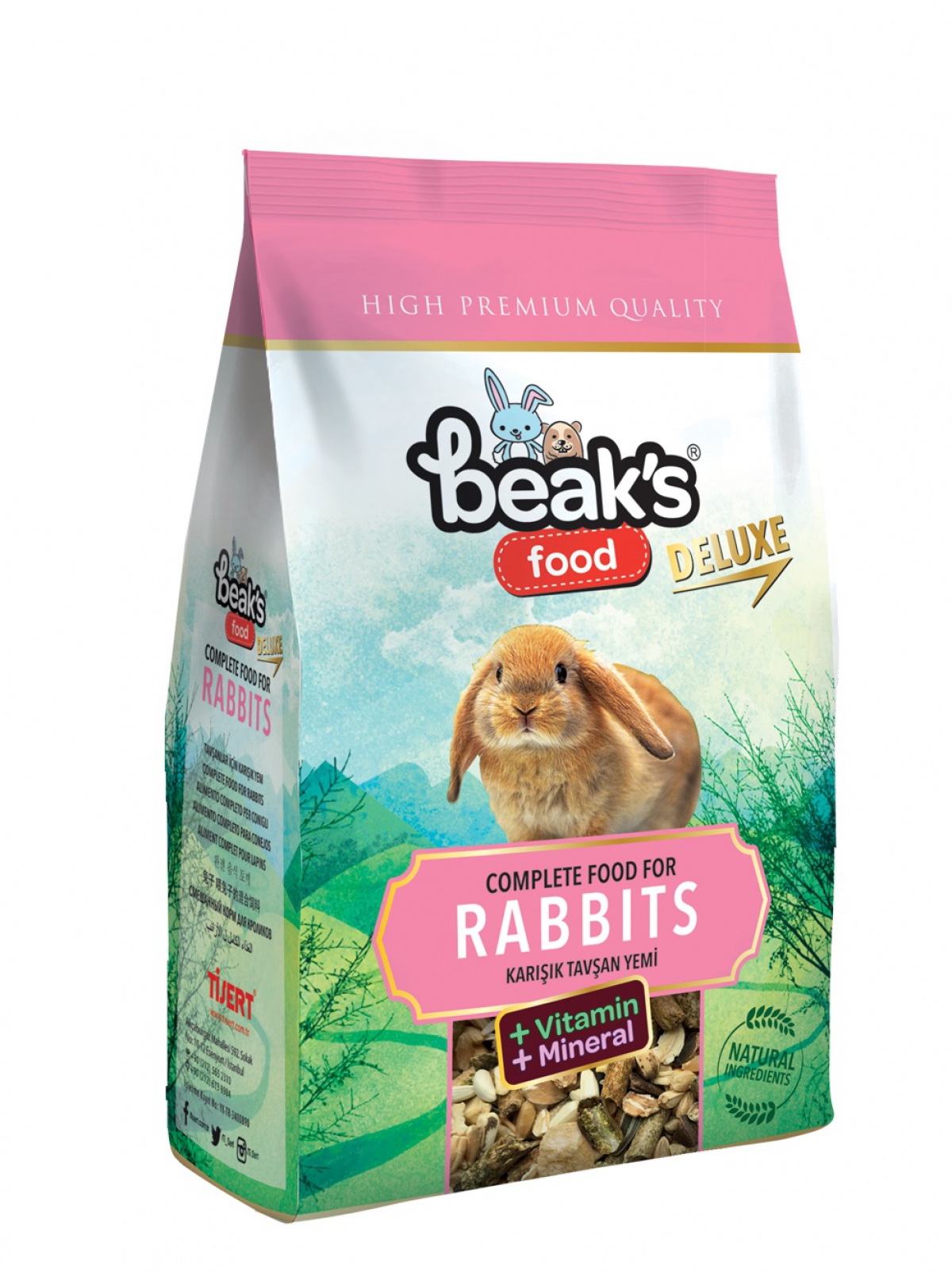 BEAKS TAVŞAN YEMİ  500 GR