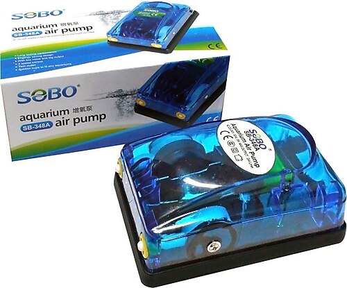 Sobo SB-348A Çift Çıkışlı Hava Motoru 5W - 2 x 4 Lt/min