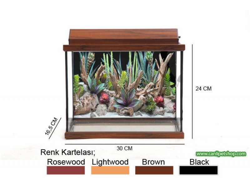 30 CM ALÜMİNYUM AKVARYUM